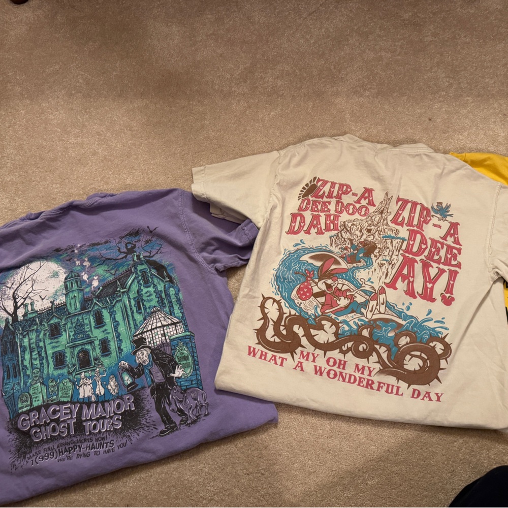 Disney themed tees